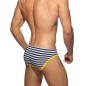 SLIP DE BAIN SAILOR MARINIERE JAUNE ADS286 - ADDICTED SLIP DE BAIN SAILOR MARINIERE JAUNE ADS286 - ADDICTED