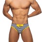 SLIP DE BAIN SAILOR MARINIERE JAUNE ADS286 - ADDICTED SLIP DE BAIN SAILOR MARINIERE JAUNE ADS286 - ADDICTED