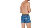 BOXER IMPRIME GEOMETRIQUE BLEU 1231K40 - IMPETUS