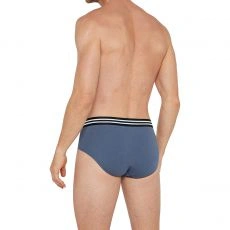 PACK DE DEUX SLIPS ORANGE ET BLEU 1112K49P2 - IMPETUS