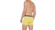 PACK DE DEUX BOXERS JAUNE ET BLEU EN COTON STRETCH 1247K49P2 - IMPETUS