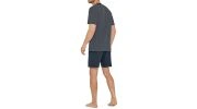 PYJAMA COURT IMPRIME ATIU NOIR ET BLANC 1430K42 - IMPETUS