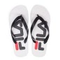CLAQUETTES/TONGS TROY SLIPPER BLANC ET NOIR FFM0007 - FILA