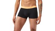 PACK DE 3 BOXERS COURTS NOIR CEINTURE DE COULEURS LOGOTÉE CK U2664G - CALVIN KLEIN