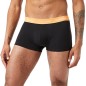 PACK DE 3 BOXERS COURTS NOIR CEINTURE DE COULEURS LOGOTÉE CK U2664G - CALVIN KLEIN