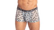 BOXER EN TULLE OLIVIER HIPSTER BLEU PASTEL - L'HOMME INVISIBLE