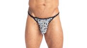 STRING CLIPS EN TULLE OLIVIER HIPSTER BLEU PASTEL - L'HOMME INVISIBLE