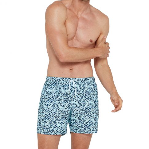 SHORT DE BAIN VERT CLAIR A IMPRIME BLEU - IMPETUS SHORT DE BAIN VERT CLAIR A IMPRIME BLEU - IMPETUS