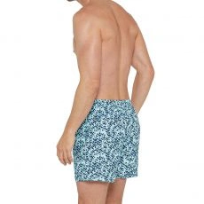 SHORT DE BAIN VERT D EAU A IMPRIME BLEU - IMPETUS