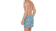 SHORT DE BAIN VERT CLAIR A IMPRIME BLEU - IMPETUS