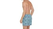 SHORT DE BAIN VERT CLAIR A IMPRIME BLEU - IMPETUS