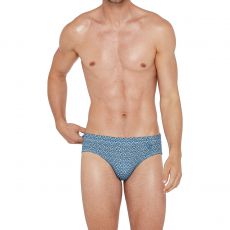 SLIP DE BAIN BLEU A MOTIF - IMPETUS