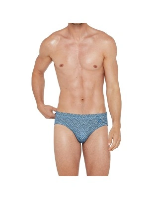 SLIP DE BAIN BLEU A MOTIF - IMPETUS