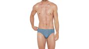 SLIP DE BAIN BLEU A MOTIF - IMPETUS