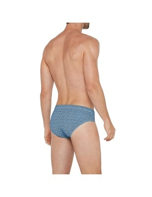 SLIP DE BAIN BLEU A MOTIF - IMPETUS