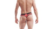 STRING NOIR ET ROUGE POISON - 377T258 - WOJOER
