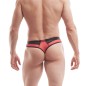 STRING NOIR ET ROUGE POISON - 377T258 - WOJOER
