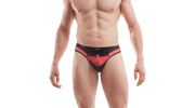 STRING NOIR ET ROUGE POISON - 377T258 - WOJOER