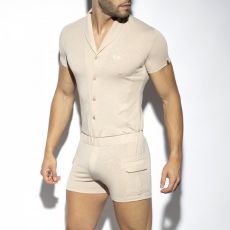 BODY SUIT SLEEVES BEIGE SP256 - ES COLLECTION