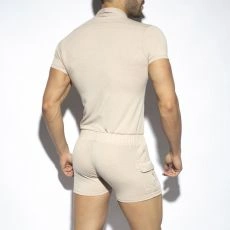 BODY SUIT SLEEVES BEIGE SP256 - ES COLLECTION