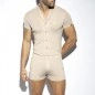 BODY SUIT SLEEVES BEIGE SP256 - ES COLLECTION