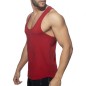 DEBARDEUR EN COTON COL U ROUGE AD997 - ADDICTED DEBARDEUR EN COTON COL U ROUGE AD997 - ADDICTED