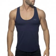 DEBARDEUR EN COTON COL U MARINE AD997 - ADDICTED