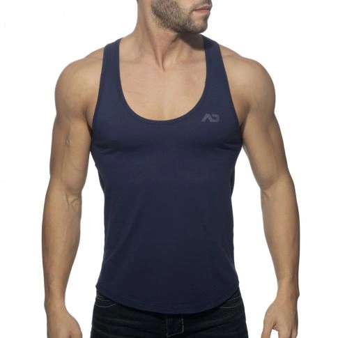 DEBARDEUR EN COTON COL U MARINE AD997 - ADDICTED