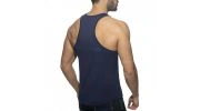 DEBARDEUR EN COTON COL U MARINE AD997 - ADDICTED