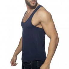 DEBARDEUR EN COTON COL U MARINE AD997 - ADDICTED