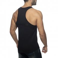 DEBARDEUR EN COTON COL U NOIR AD997 - ADDICTED
