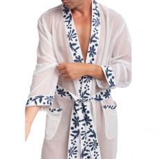 KIMONO BLANC SANTORINI - L'HOMME INVISIBLE