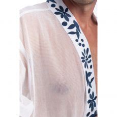 KIMONO BLANC SANTORINI - L'HOMME INVISIBLE