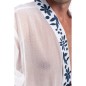 KIMONO BLANC SANTORINI - L'HOMME INVISIBLE KIMONO BLANC SANTORINI - L'HOMME INVISIBLE