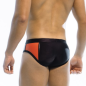 SLIP DE BAIN NOIR MONDRIAN BRAZIL CUT - MODUS VIVENDI