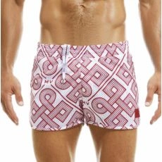 SHORT DE BAIN/SPORT GORDIAN ROUGE - MODUS VIVENDI
