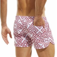 SHORT DE BAIN/SPORT GORDIAN ROUGE - MODUS VIVENDI