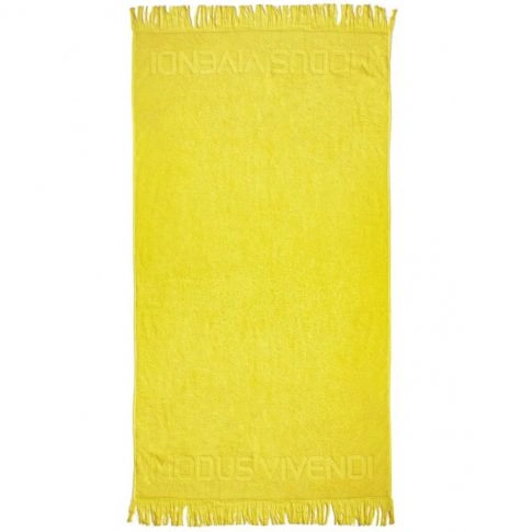 SERVIETTE DE PLAGE JAUNE - MODUS VIVENDI