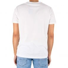 T-SHIRT BLANC COL ROND LOGO TOMMY HILFIGER M01787  - TOMMY HILFIGER