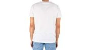 T-SHIRT BLANC COL ROND LOGO TOMMY HILFIGER M01787  - TOMMY HILFIGER