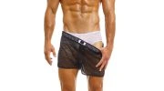 SHORT DE BAIN/SPORT DOUBLE EMPLOI NOIR - MODUS VIVENDI