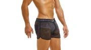 SHORT DE BAIN/SPORT DOUBLE EMPLOI NOIR - MODUS VIVENDI