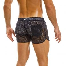 SHORT DE BAIN/SPORT DOUBLE EMPLOI NOIR - MODUS VIVENDI