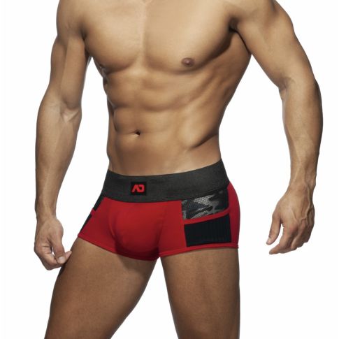 BOXER ARMY PUSH UP COMBI ROUGE AD784 - ADDICTED BOXER ARMY PUSH UP COMBI ROUGE AD784 - ADDICTED