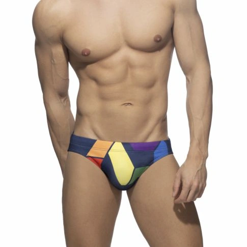 BIKINI DE BAIN PACK UP PRIDE BLEU MARINE ADS222 - ADDICTED
