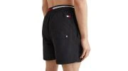 SHORT DE BAIN UNI NOIR M02509 - TOMMY HILFIGER