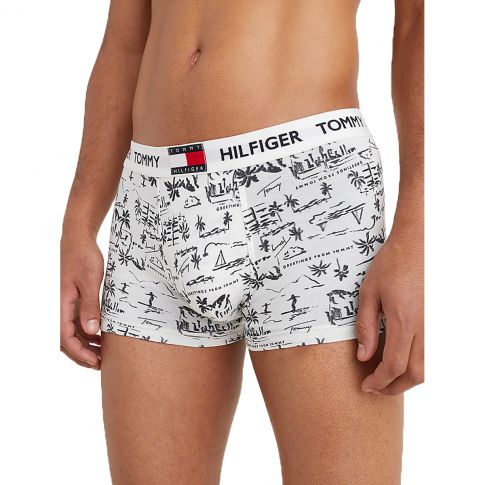 BOXER BLANC A MOTIF  - TOMMY HILFIGER