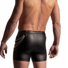 BOXER LONG CATENA SIMILI NOIR M2222 - MANSTORE