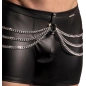 BOXER LONG CATENA SIMILI NOIR M2222 - MANSTORE