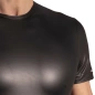 BODY ZIPPED SIMILI NOIR M2222 - MANSTORE
